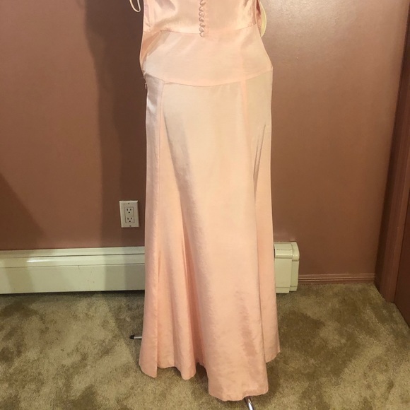Pink Strapless Gown - Picture 5 of 6